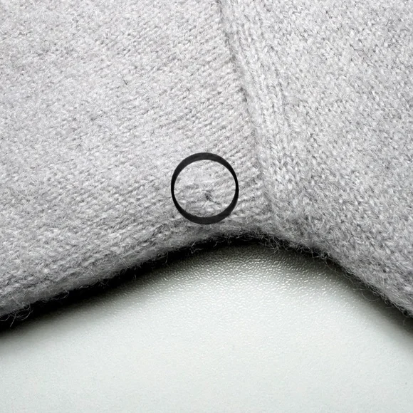 NAADAM Cashmere Boyfriend Cardigan in Pale Gray - Picture 6 of 7